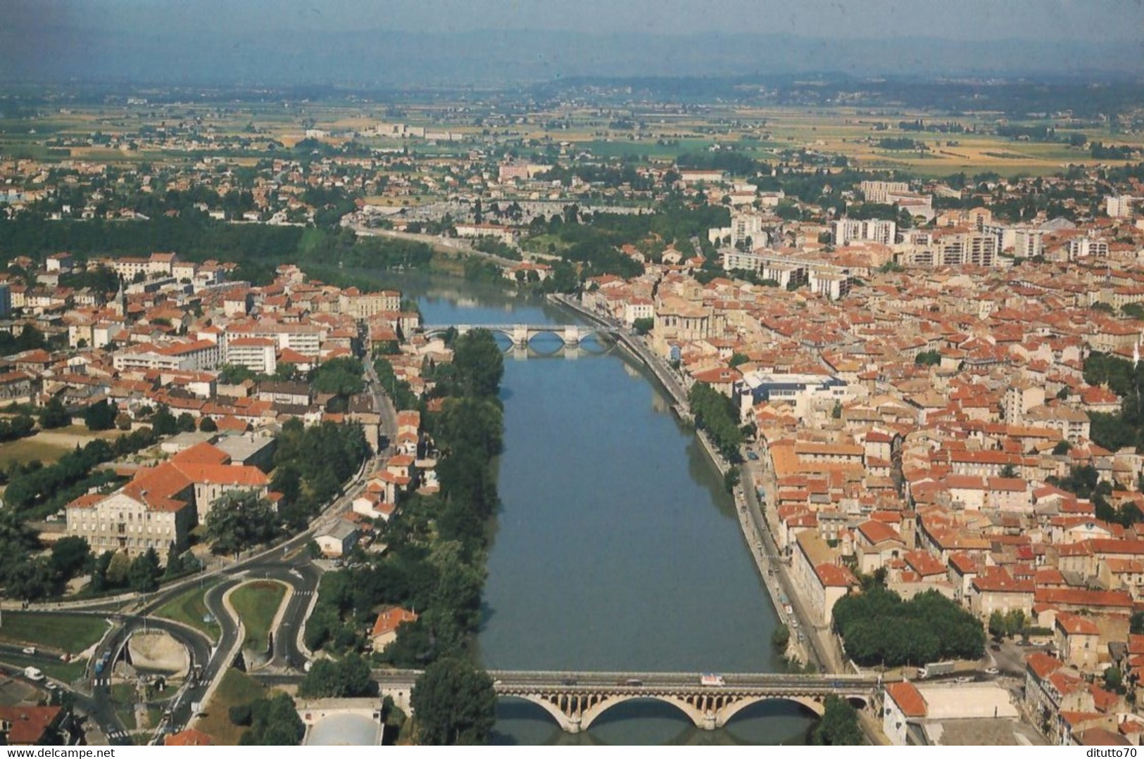 Romans sur isere - drome - bourg de peage - formato grande non viaggiata – e 15