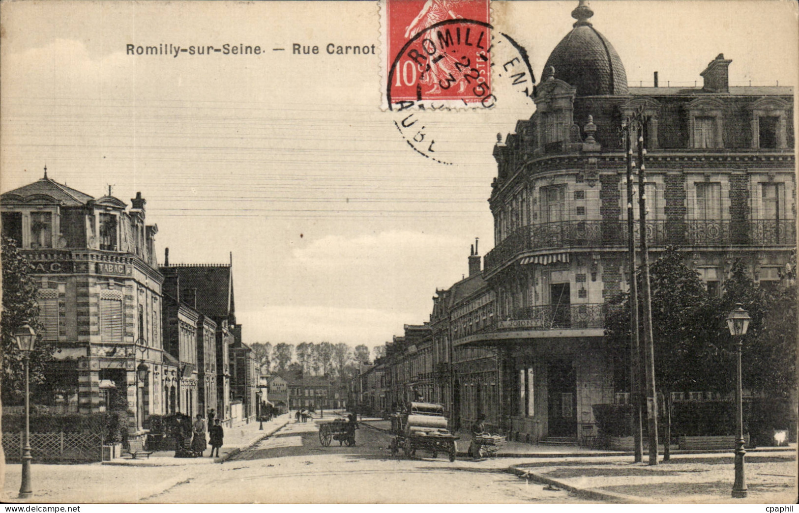 Romilly sur SEine CPA Rue Carnot