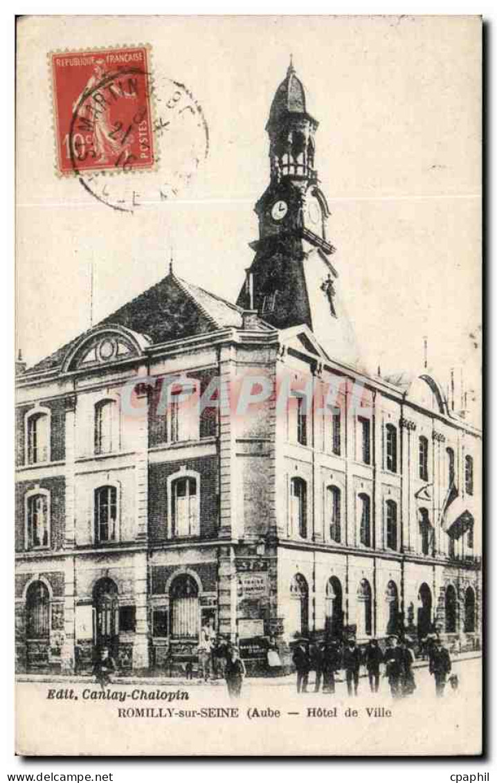 Romilly sur Seine - L'Hotel de Ville CPA
