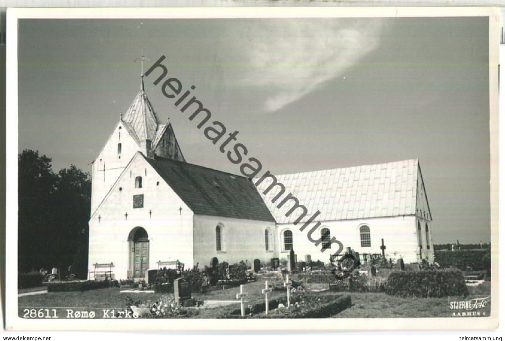 Römö - Kirke - Foto-Ansichtskarte - Verlag Foto-Stjerne Aarhus