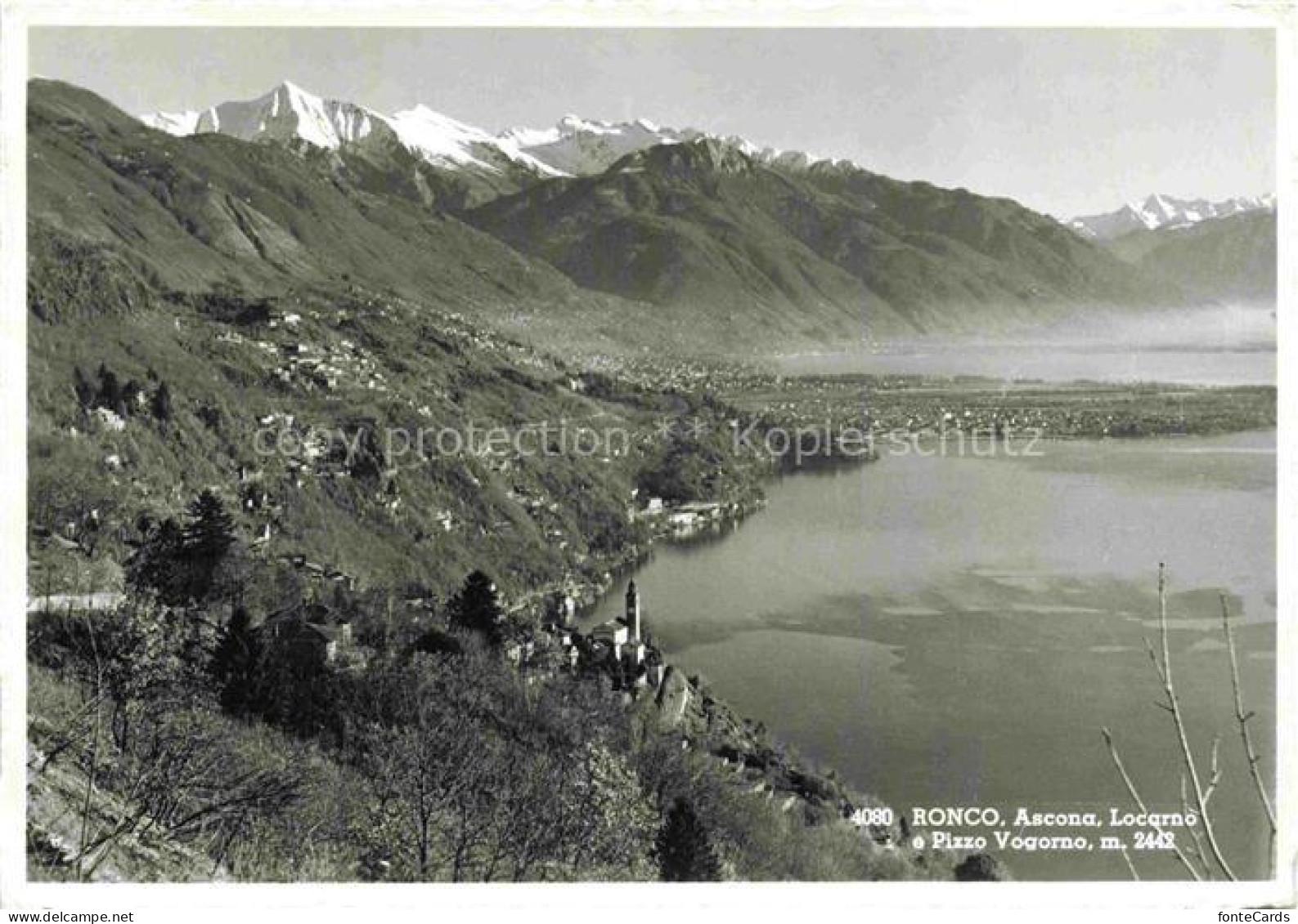 Ronco Ascona Locarno Lago Maggiore TI Pizzo Vogorno