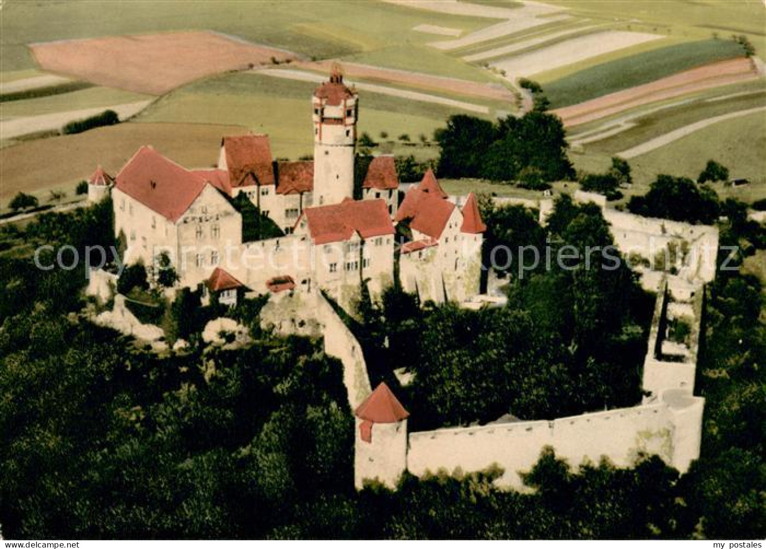 Ronneburg Hessen Burg Ronneburg Fliegeraufnahme