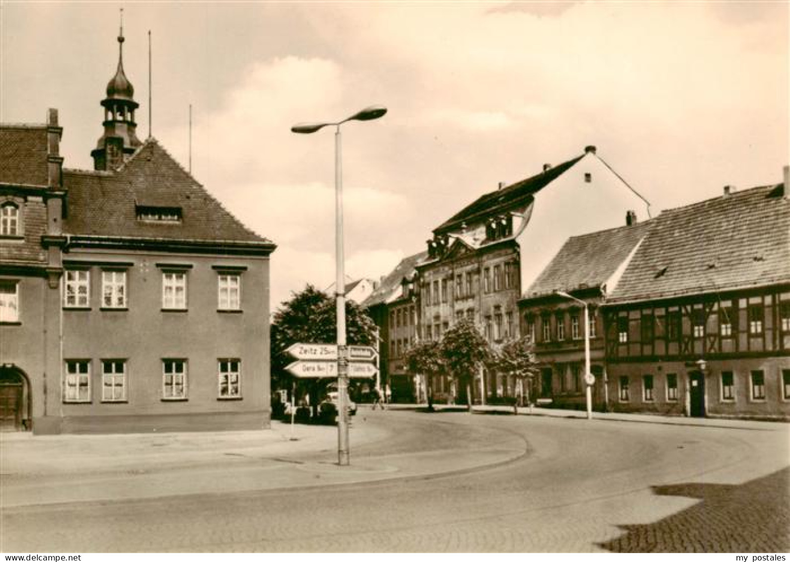Ronneburg Thueringen Am Markt