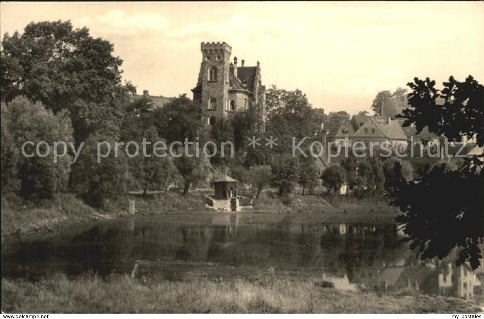 Ronneburg Thueringen Teich Schloss