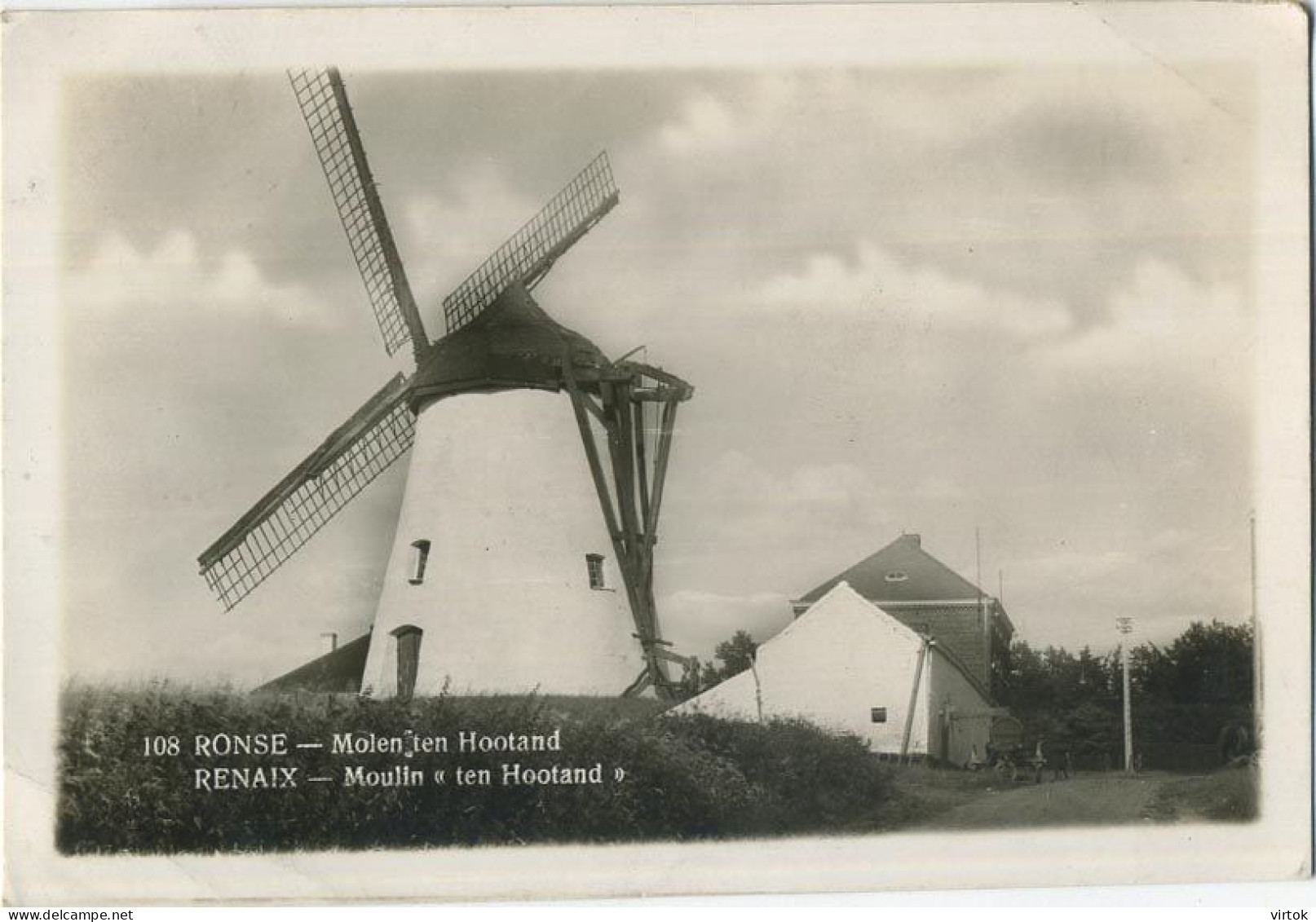 RONSE  :     windmolen  ( met zegel )