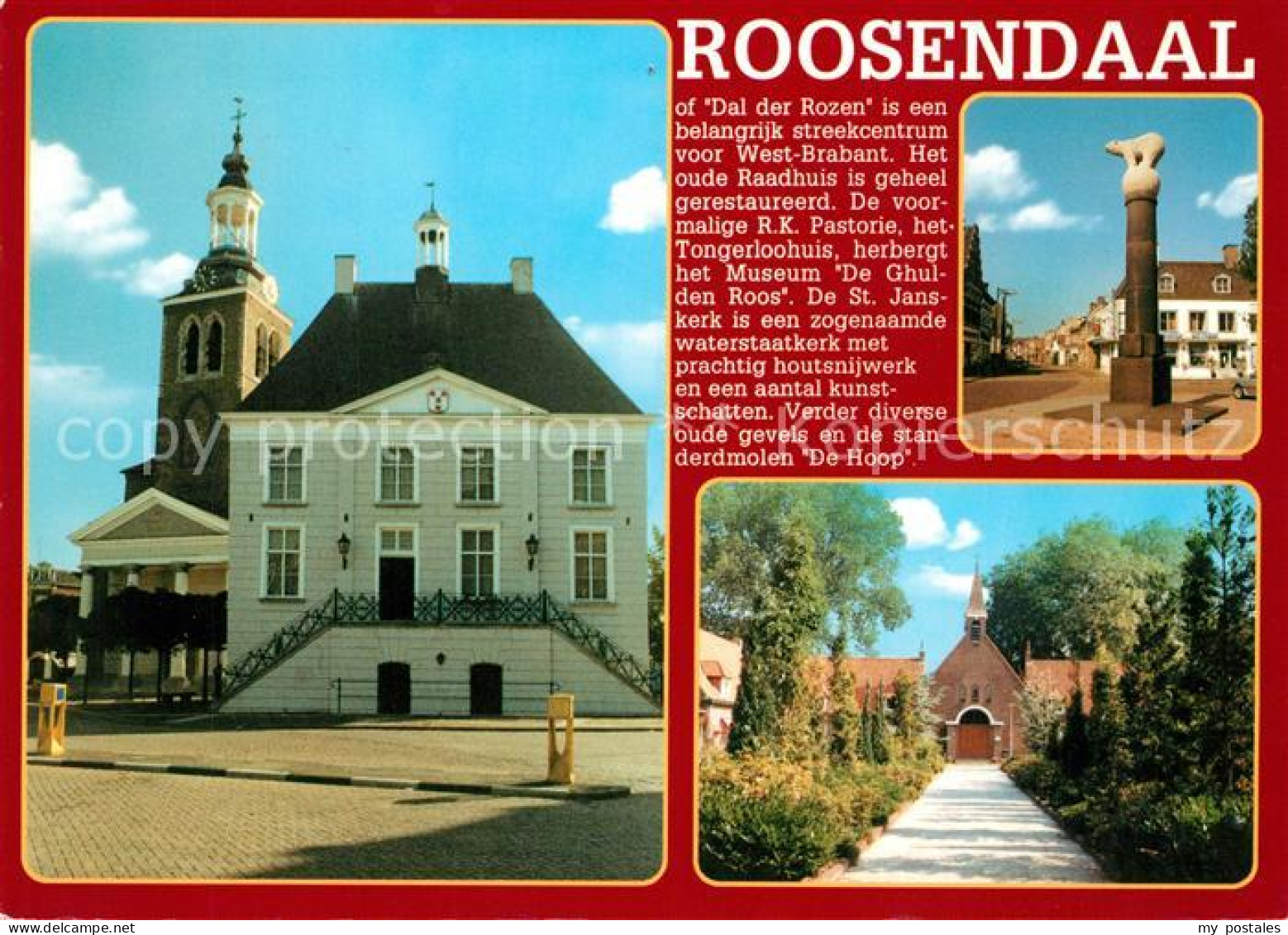 Roosendaal Rathaus Denkmal Kirche