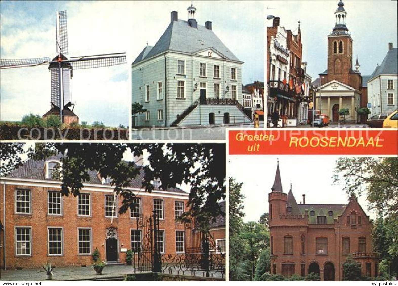 Roosendaal Windmuehle Kirche Schloss