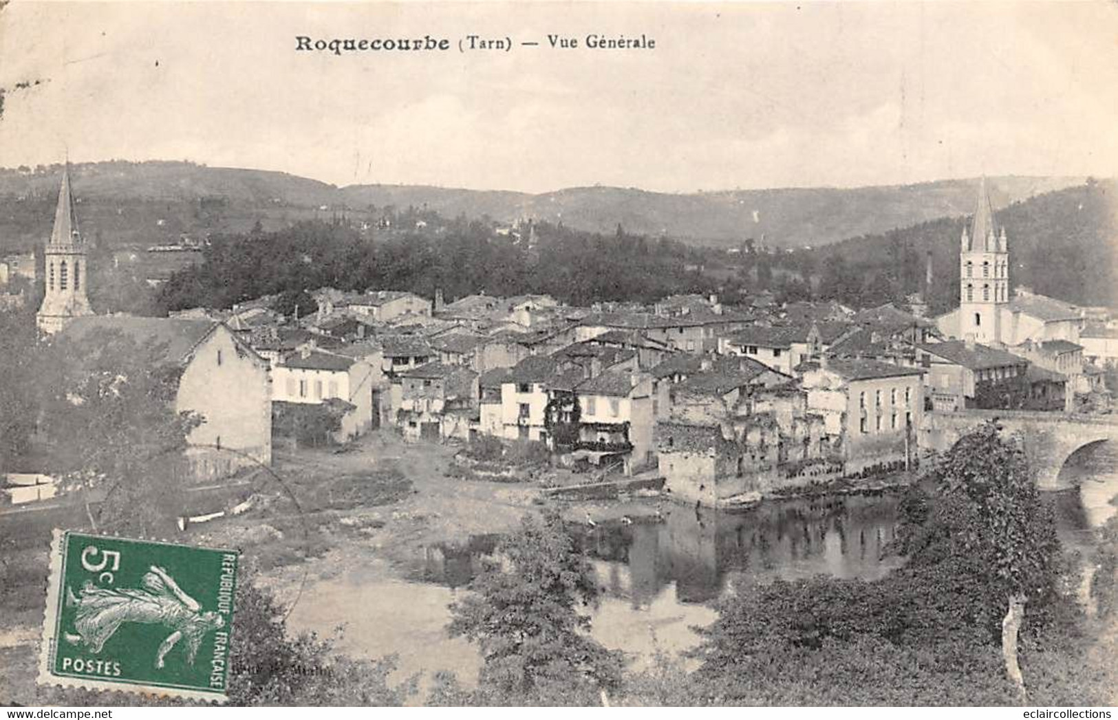Roquecourbe             81        Vue générale    -  2  -    (voir scan)