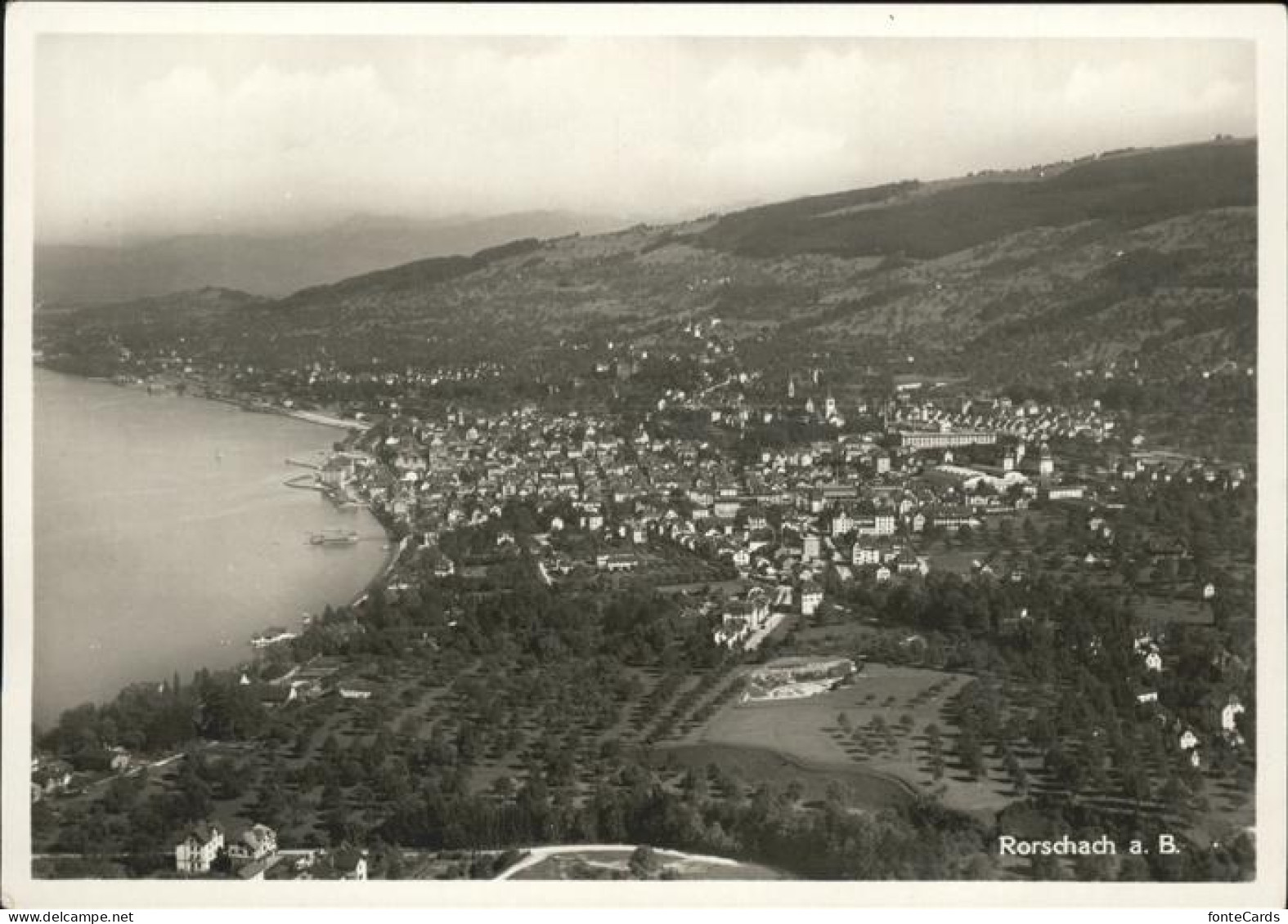 Rorschach Bodensee am Bodensee Fliegeraufnahme