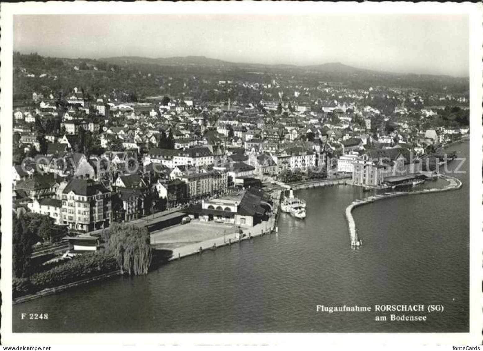 Rorschach Bodensee am Bodensee Fliegeraufnahme