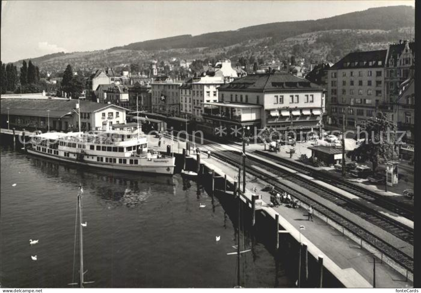 Rorschach Bodensee Hafen Bahnhof Bodensee