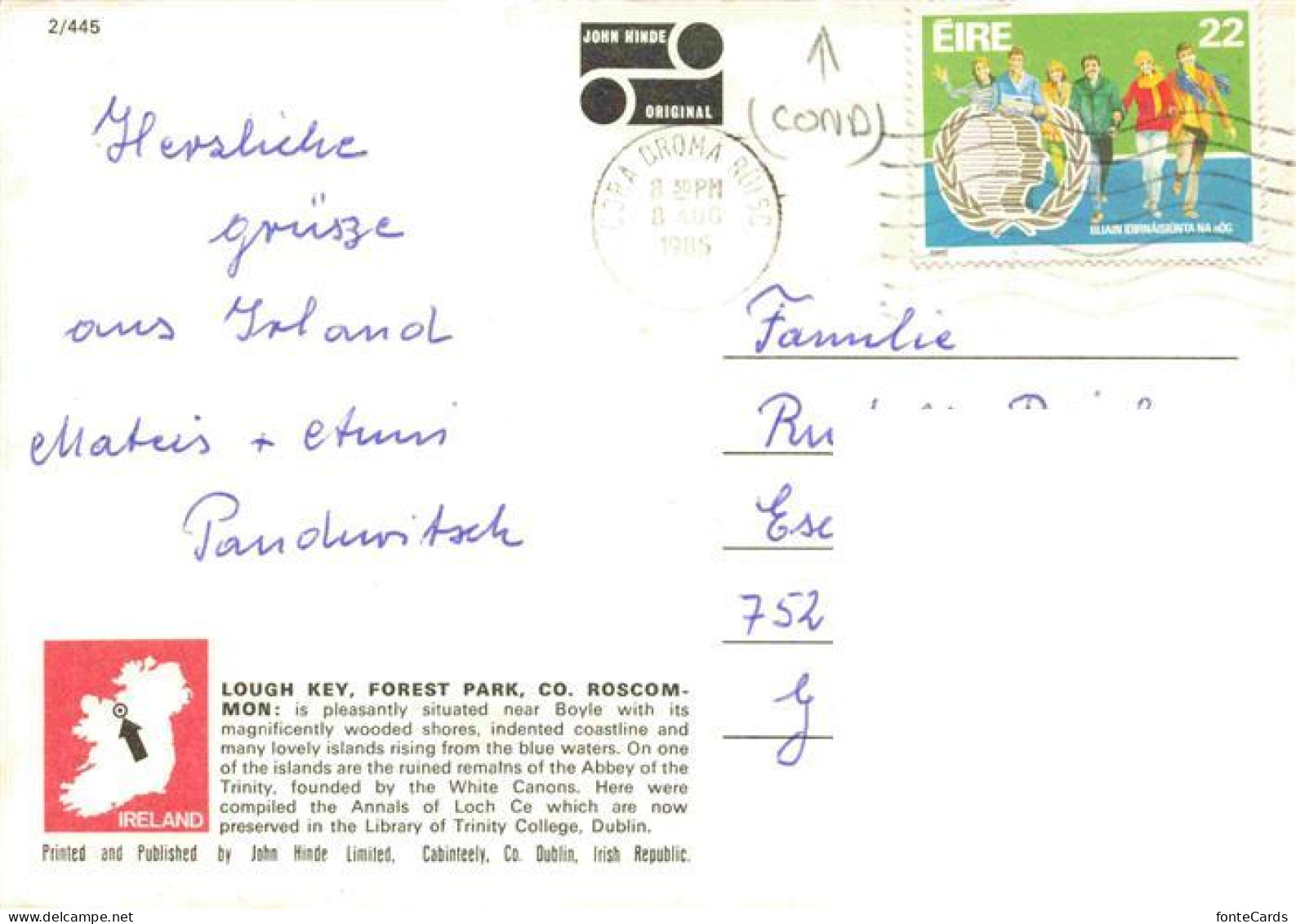 Roscommon Lough Key Forest Park near Boyle