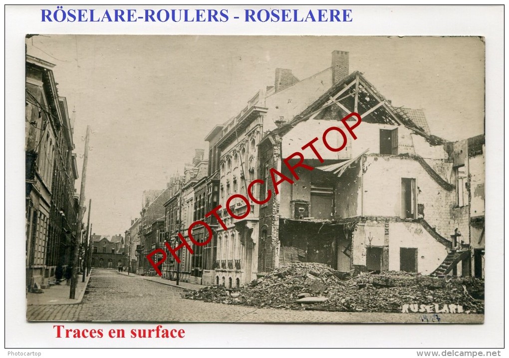 RÖSELARE-ROULERS-CARTE PHOTO allemande-Guerre-14-18-1 WK-BELGIEN-BELGIQUE-Flandern-