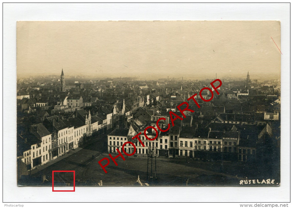 RÖSELARE-ROULERS-Carte Photo allemande-Guerre 14-18-1WK-BELGIQUE-BELGIE N-Flandern-