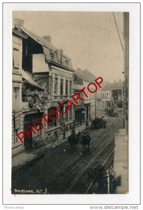 RÖSELARE-ROULERS-Soldats-Animation-Carte Photo allemande-Guerre14-18-1WK-BELGIQUE-BELGIEN-Flandern-Militaria-