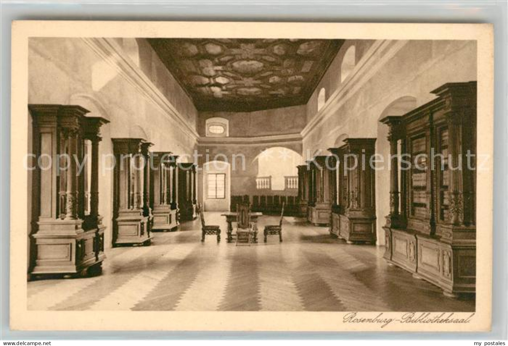 Rosenburg-Kamp Bibliotheksaal in der Rosenburg