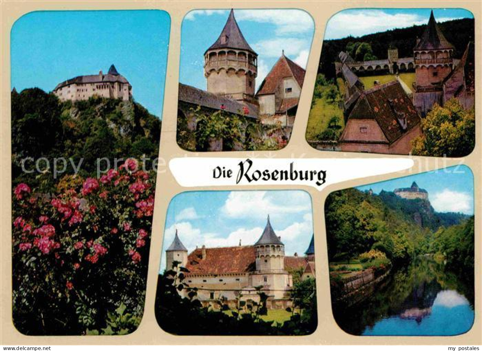 Rosenburg-Kamp Rosenburg im Kamptal Burgturm Turnierhof Fluss