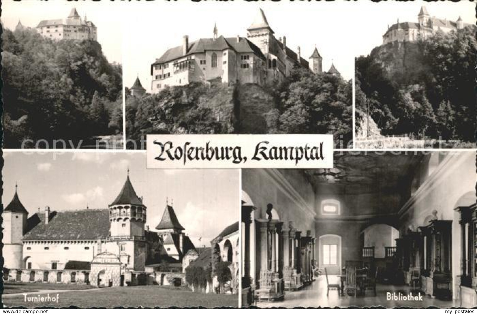 Rosenburg-Mold Burg Rosenburg Kamptal Turnierhof Bibliothek