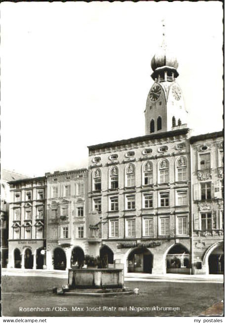 Rosenheim Bayern Rosenheim Platz Brunnen