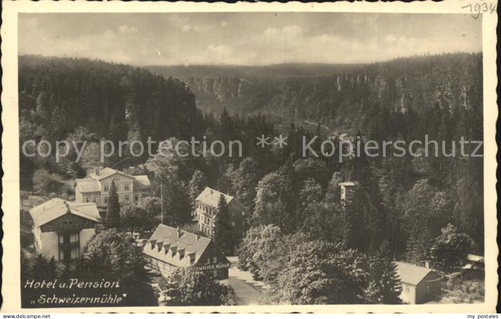 Rosenthal-Bielatal Hotel Pension Schweizermuehle Handabzug