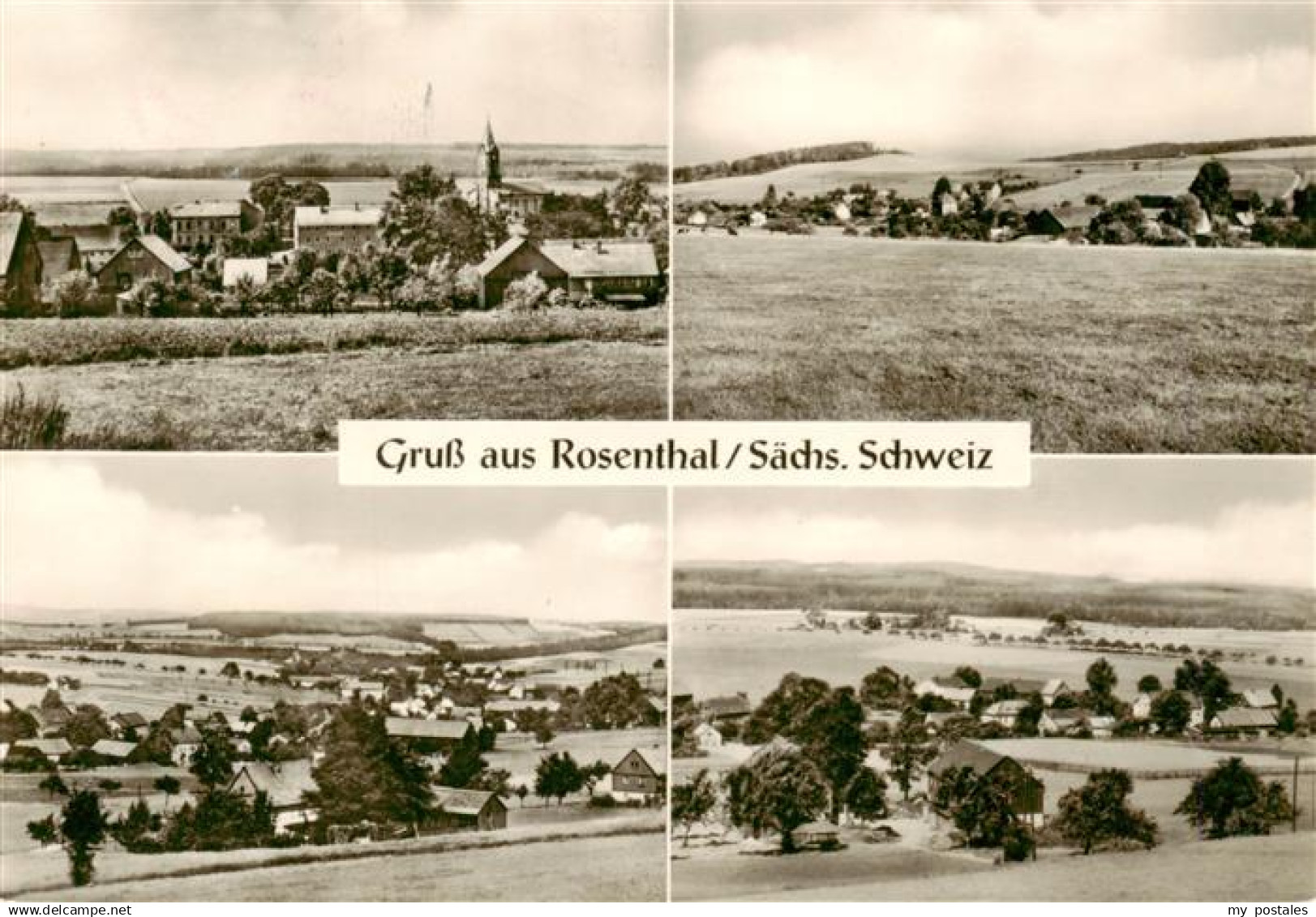 Rosenthal-Bielatal Panorama Teilansichten