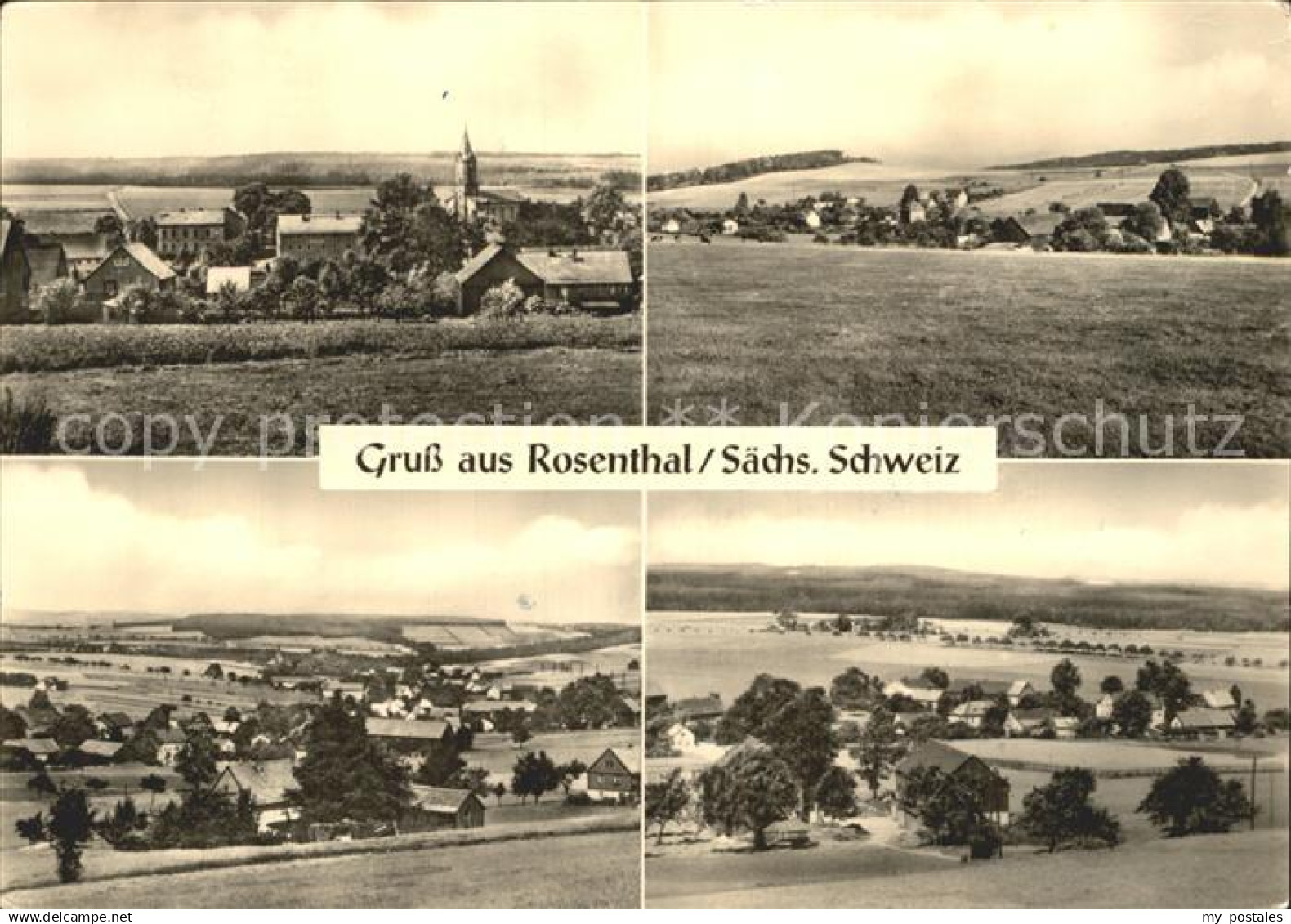 Rosenthal-Bielatal Panorama Teilansichten