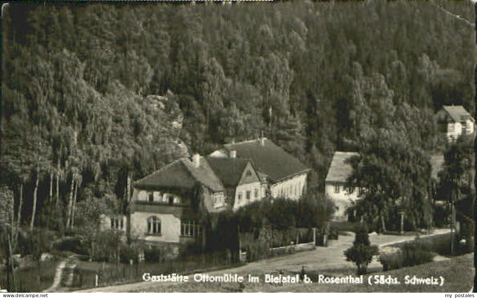 Rosenthal-Bielatal Rosenthal Saechs. Schweiz Gaststaette Ottomuehle Bielatal o 1