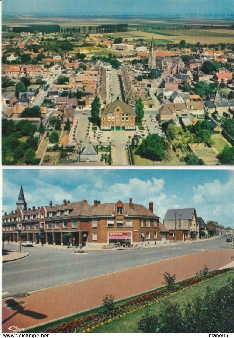 ROSIERES en SANTERRE - 2 CPSM