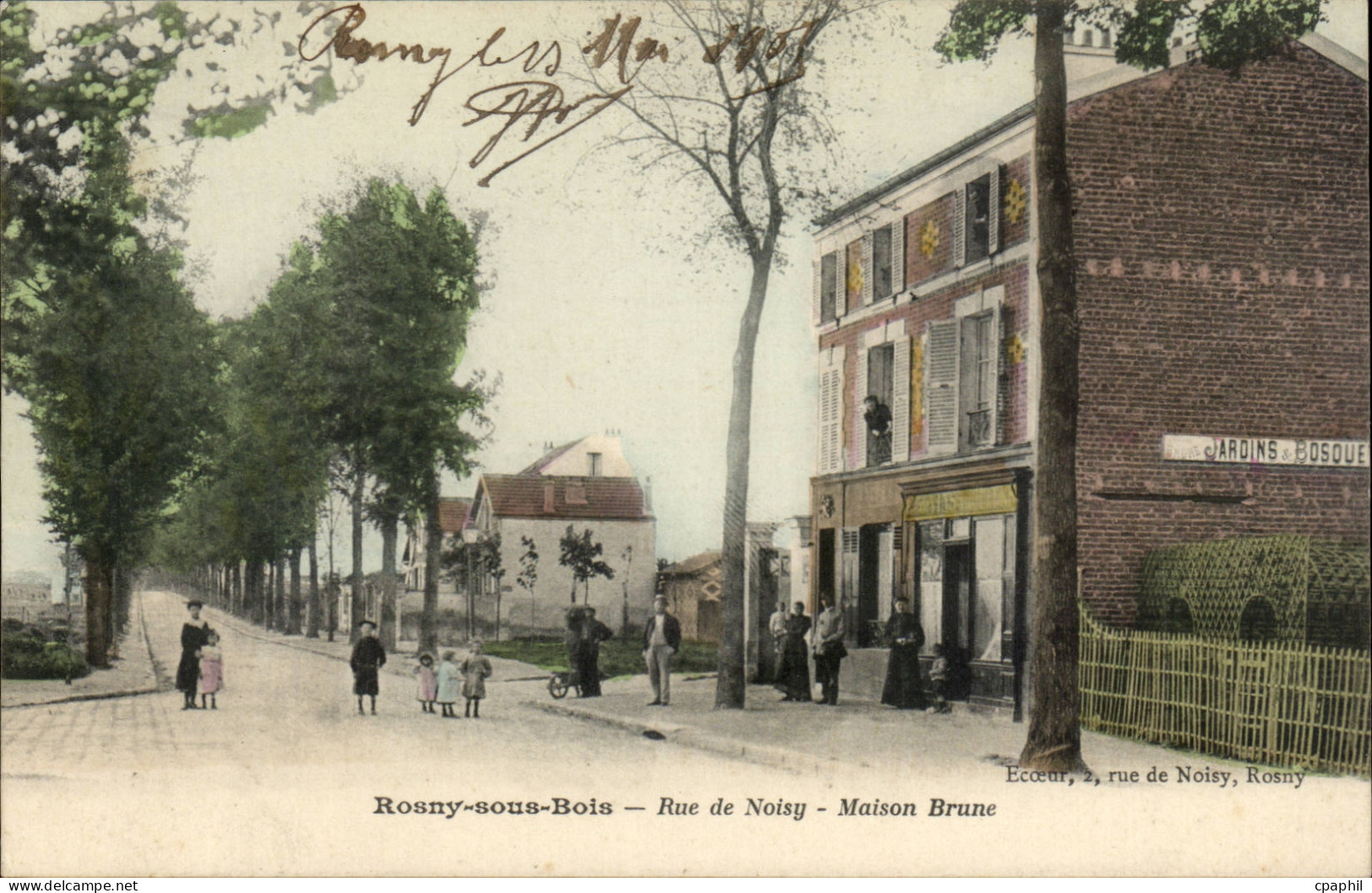 Rosny sous Bois CPA Rue de Noisy Maison brune