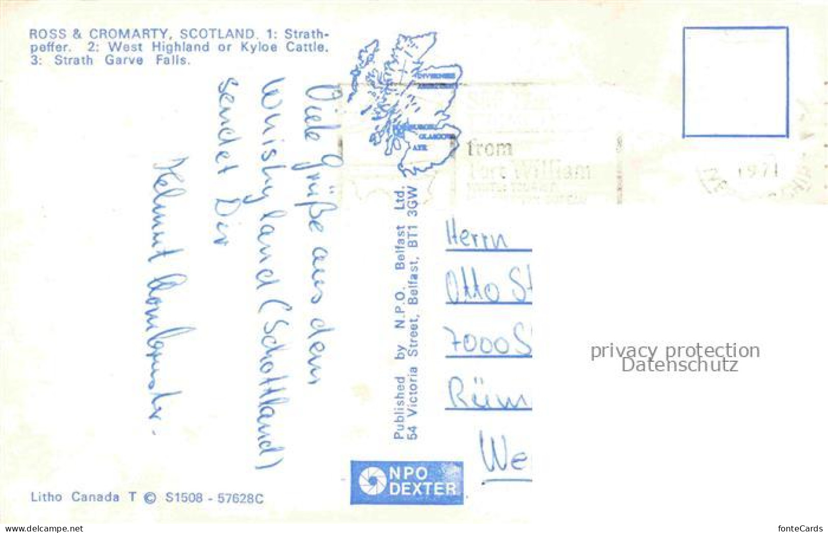 Ross Cromarty Strathpeffer West Highland Strath Garve Falls