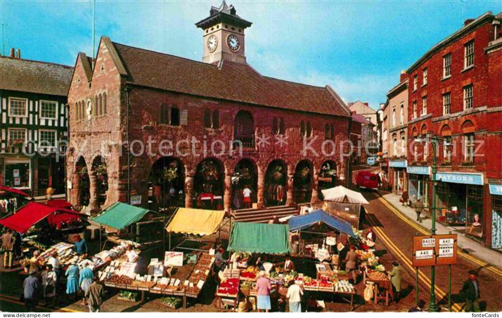 Ross-on-Wye Herefordshire, County of The Market Square