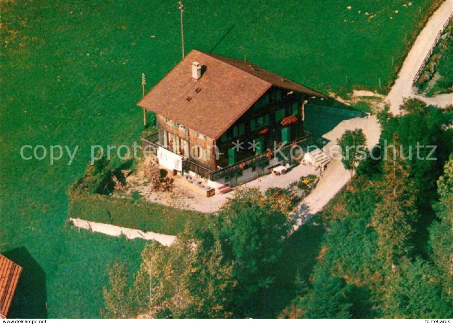 Rossiniere Fliegeraufnahme Chalet la Colline Martin Claude