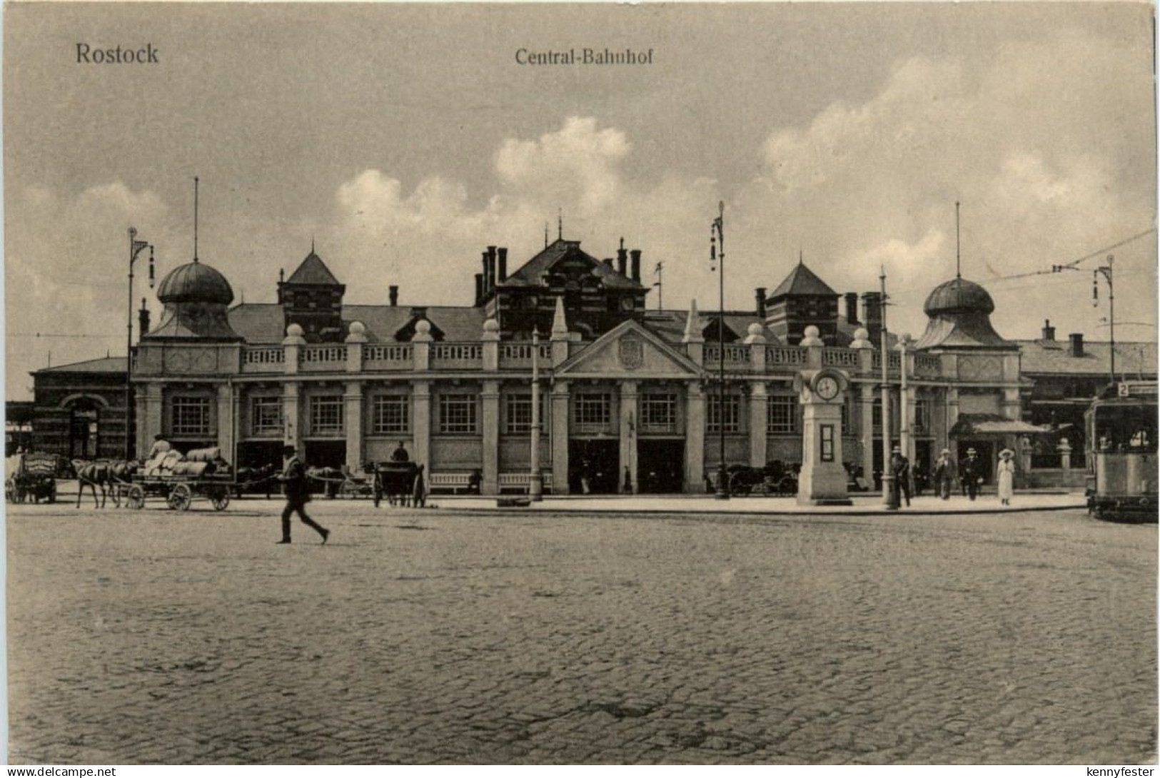 Rostock - Central-Bahnhof - Feldpost ÜK Rostock