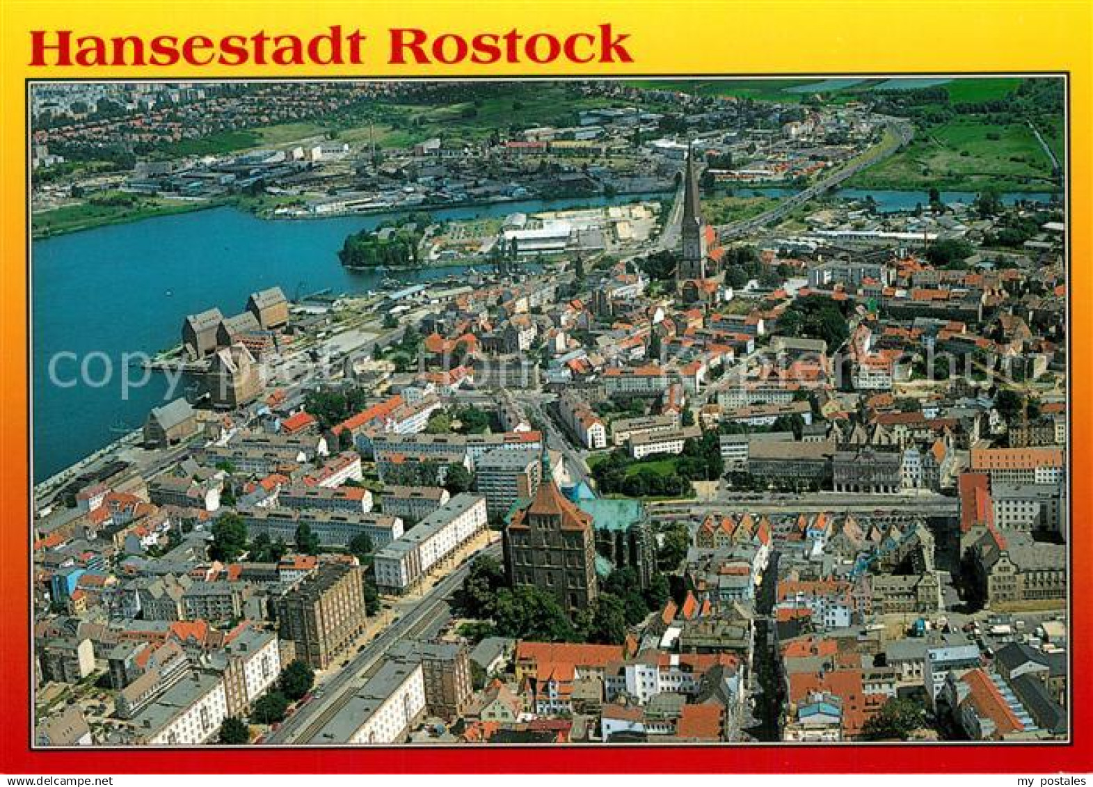 Rostock Fliegeraufnahme