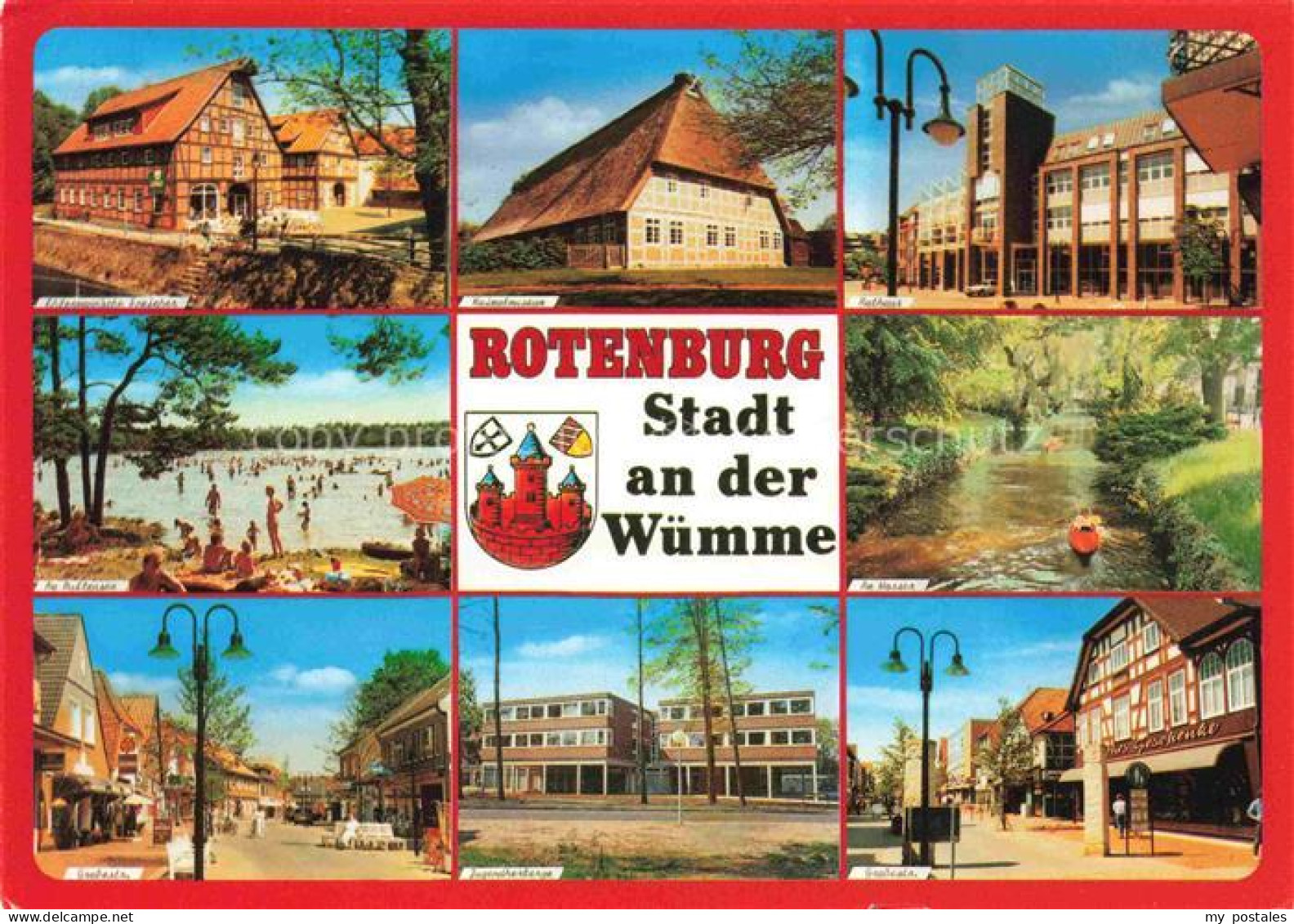Rotenburg Wuemme Hannover Niedersachsen Heimatmuseum Rathaus Freibad Wuemme-Flus