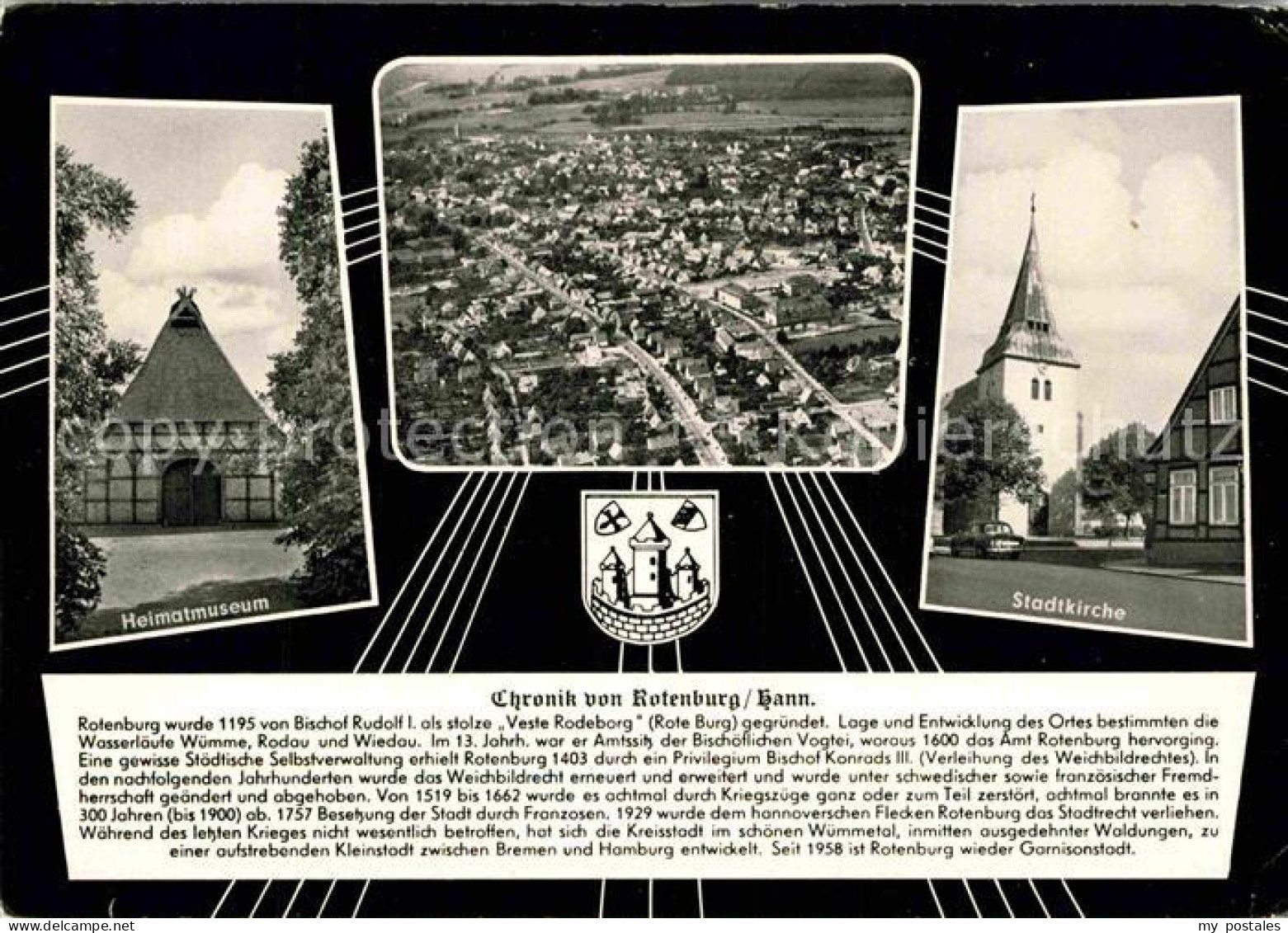 Rotenburg Wuemme Heimatmuseum Stadtkirche Panorama