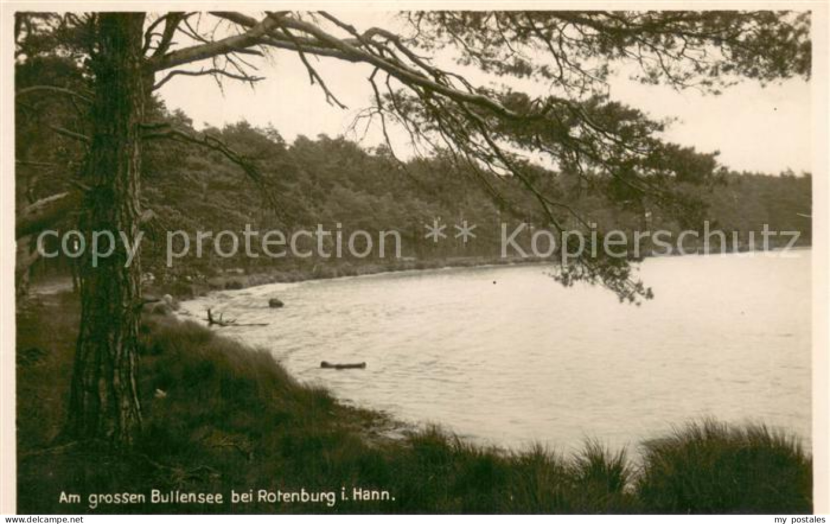 Rotenburg Wuemme Uferpartie am grossen Bullensee