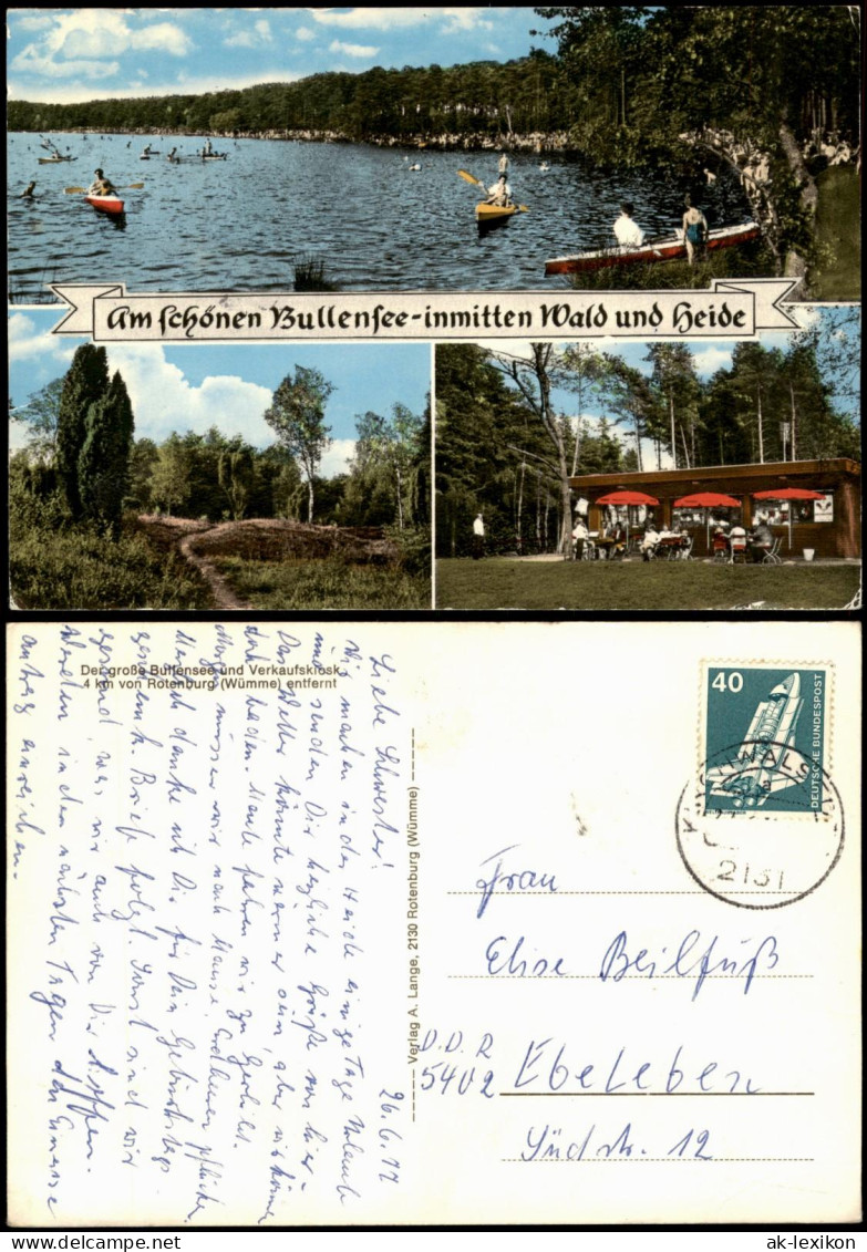 Rotenburg (Wümme) Mehrbildkarte mit Bullensee u. Umland-Ansichten 1970