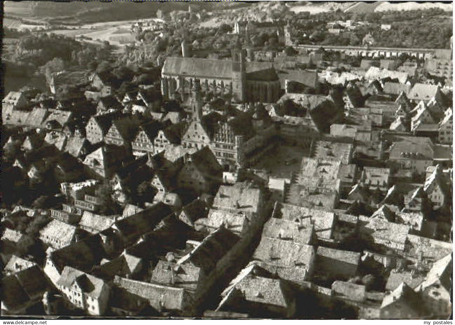 Rothenburg Tauber Fliegeraufnahme