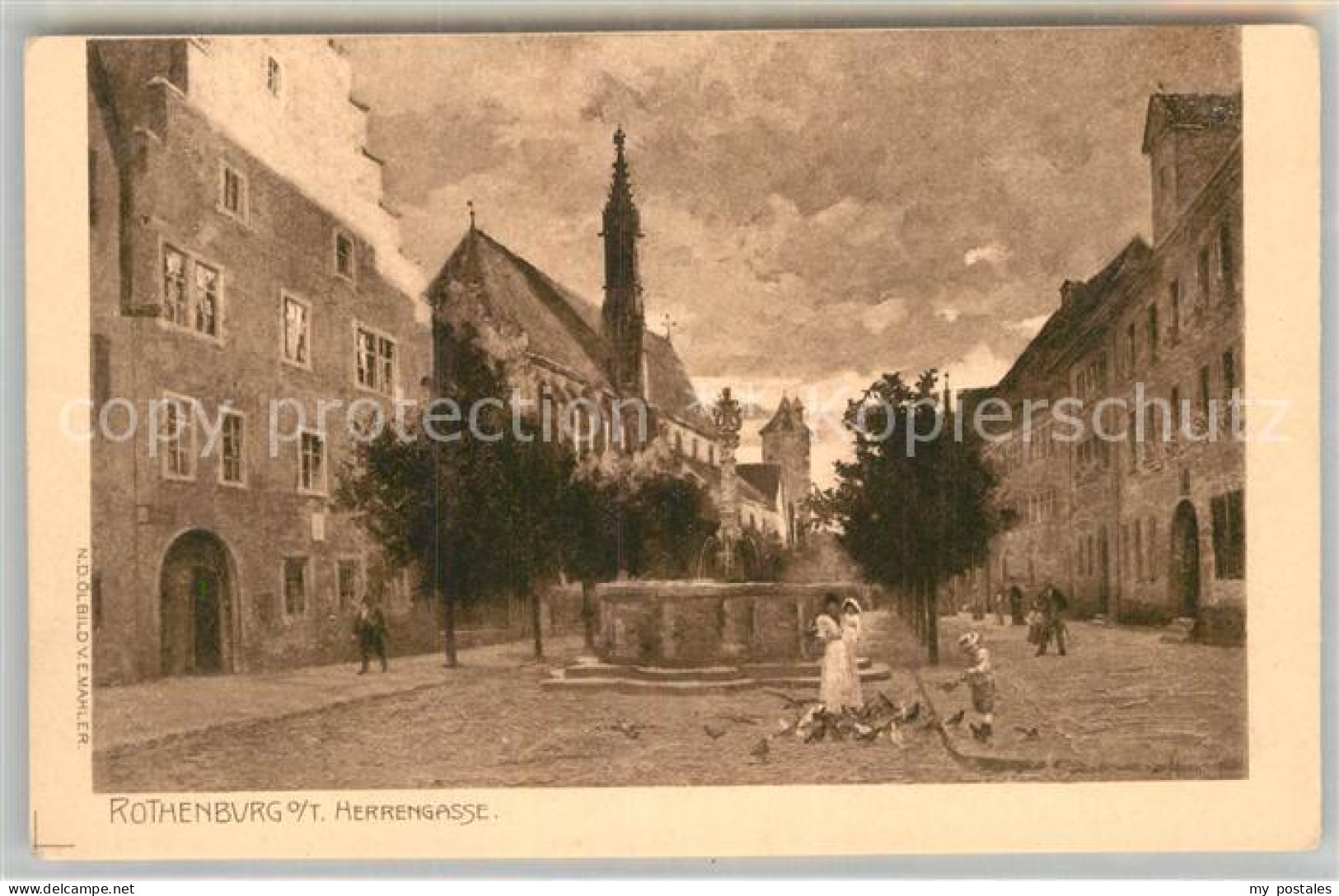Rothenburg Tauber Herrengasse