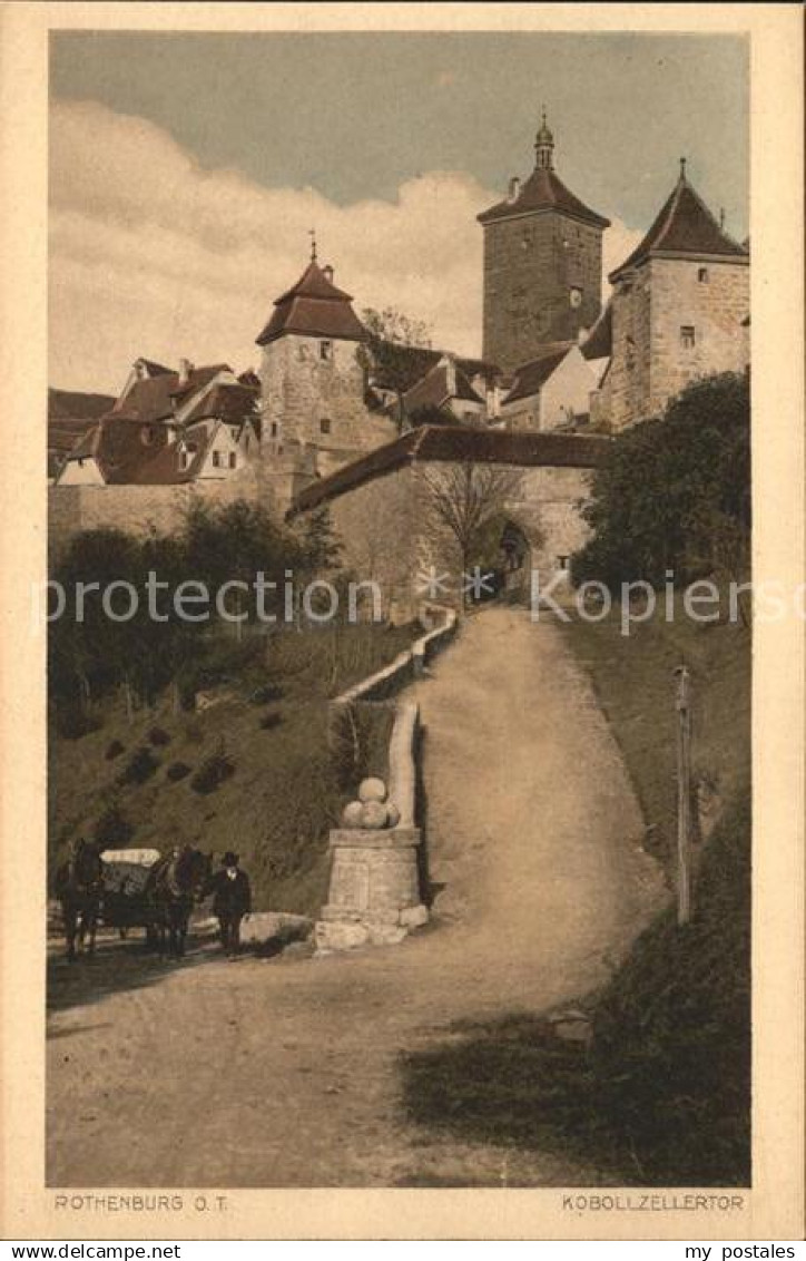 Rothenburg Tauber Kobollzellertor