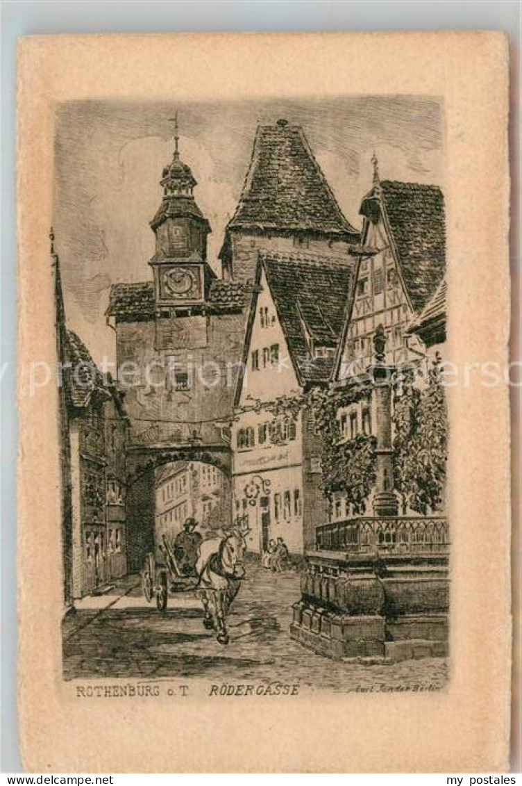 Rothenburg Tauber Roedergasse