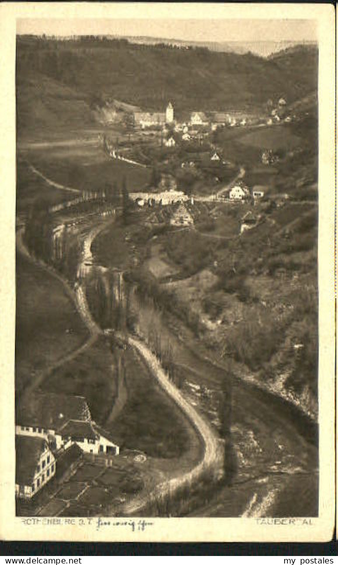 Rothenburg Tauber Rothenburg Tal x 1935