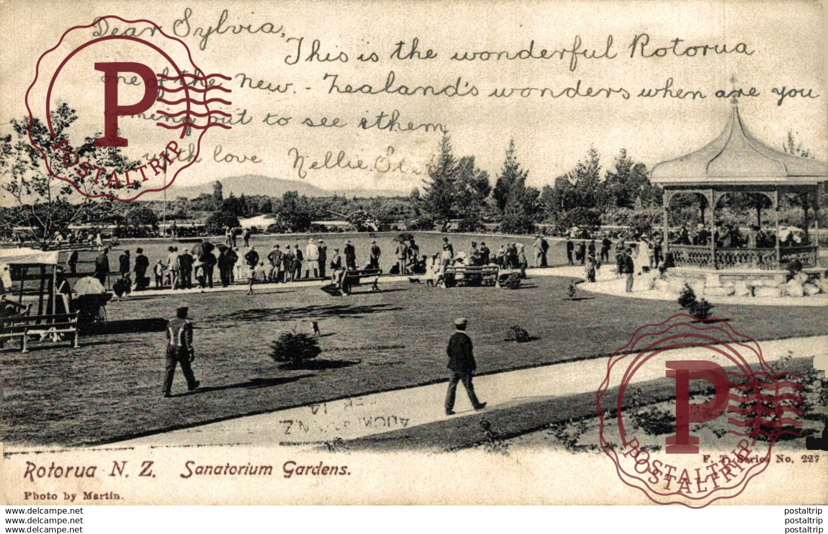 rotorua - sanatorium gardens  NEW ZEALAND NUEVA ZELANDA