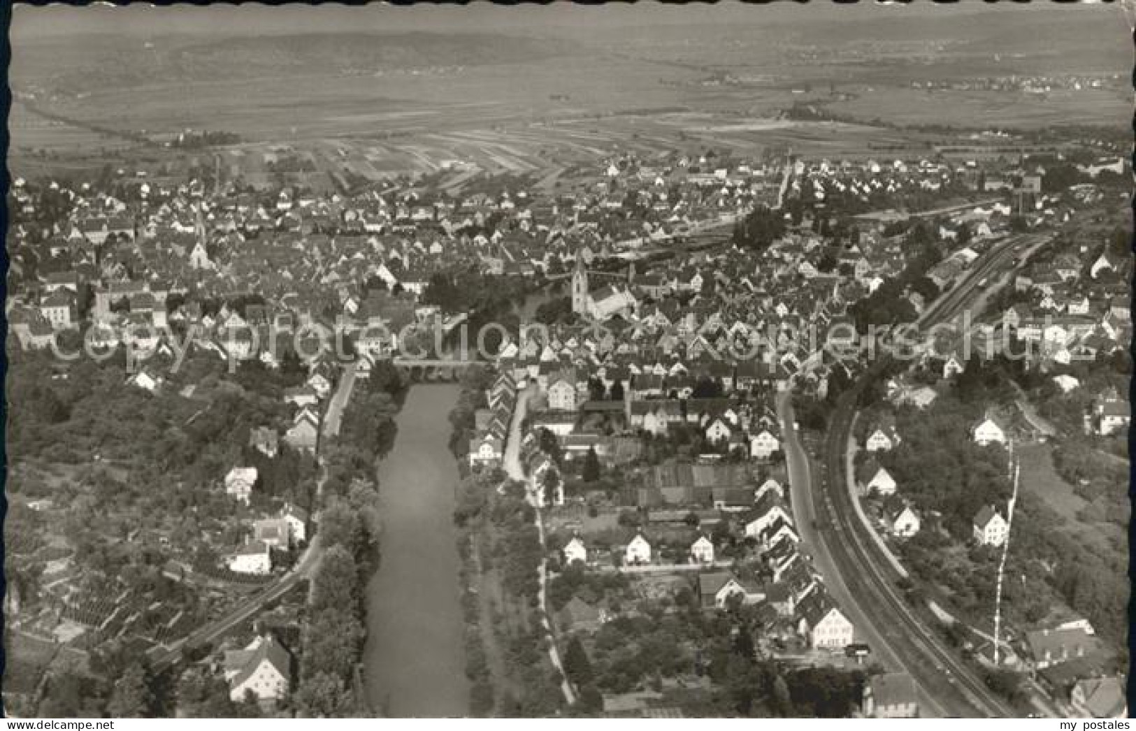 Rottenburg Neckar Fliegeraufnahme