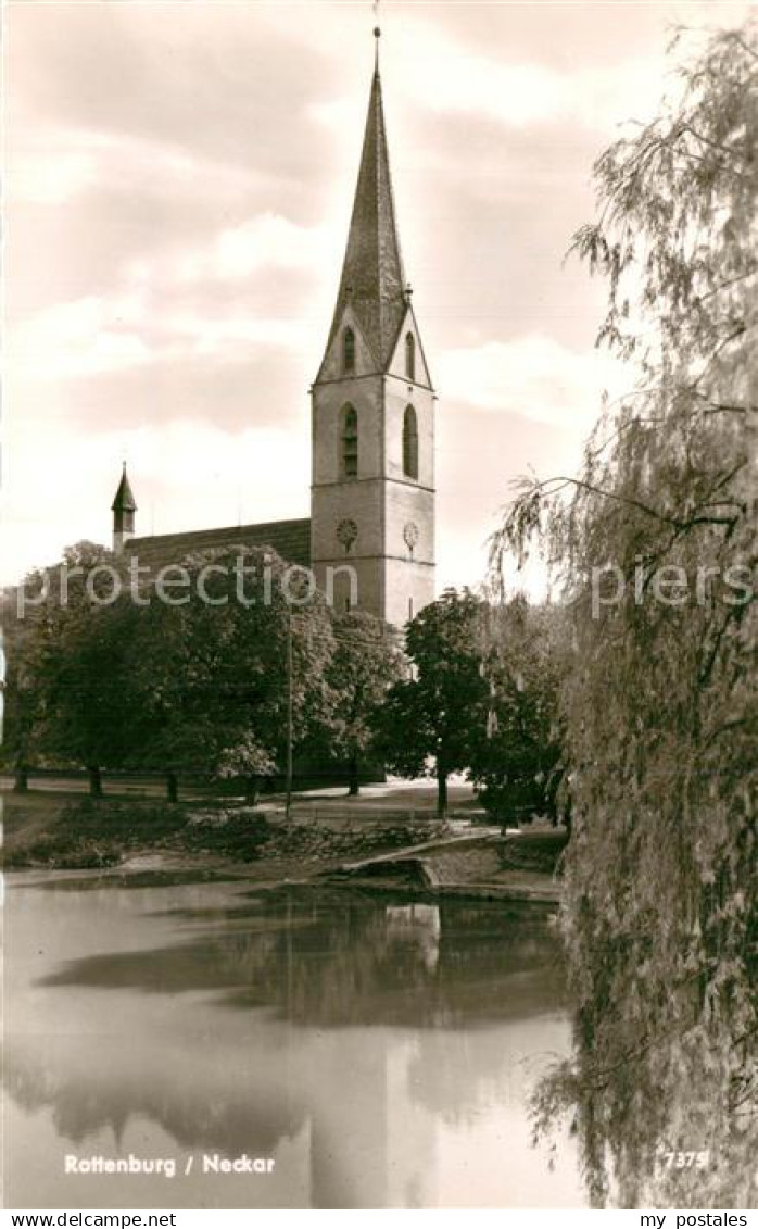 Rottenburg Neckar Kirche Neckarpartie