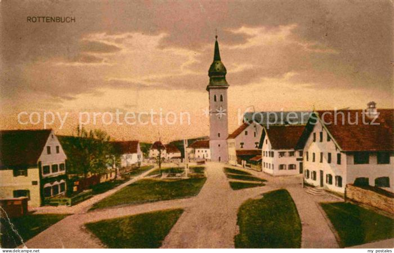 Rottenburg Neckar Kirchenpartie