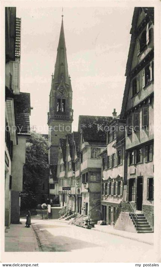 ROTTENBURG  Neckar Strassenpartie Kirche