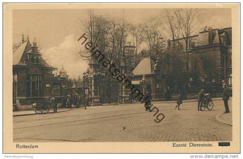 Rotterdam - Entree Dierentuin - Uitg. Roukes & Erhart Baarn