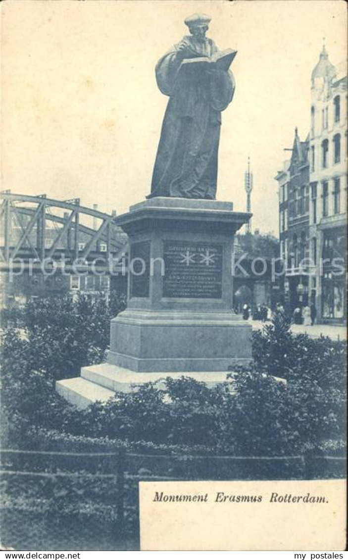 Rotterdam Monument Erasmus Rotterdam